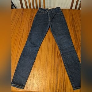Madewell Curvy high rise skinny sz 27